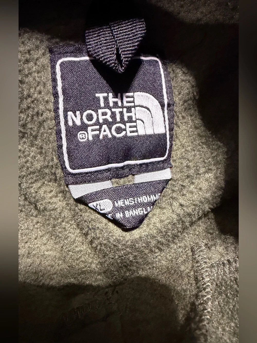 The North Face Men’s Denali Olive Green & Black Fleece Jacket Sz XL